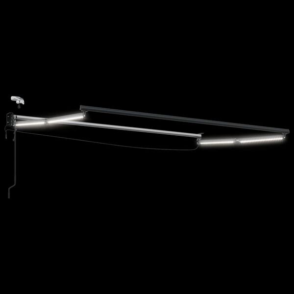 vidaXL Električni zložljivi okvir tende Antracit 3 x 2 m Aluminij