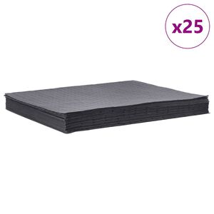 vidaXL Vpojne blazinice za olje 25 kosov sive 40x50 cm