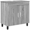 vidaXL Kopalni&scaron;ka enota Siva Sonoma 60 x 35 x 60 cm Inženirski les
