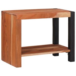 vidaXL Knjižna polica Rjava 50 x 30 x 40 cm Masiven les akacije