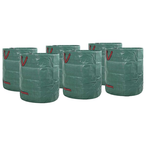 vidaXL Vrečke za odpadke v vrtu 12 pcs Zelena 45 x 45 x 76 cm