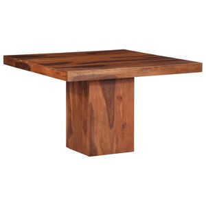 vidaXL Jedilna miza 120x120x77 cm masivni les akacija