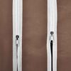 vidaXL Garderobna omara iz blaga s predelki 45x150x176 cm rjava