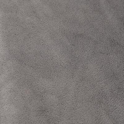 vidaXL Obtežena odeja s prevleko siva 135x200 cm 10 kg blago