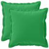 vidaXL Prevleka za blazino 2 kos HOUTEN Zelena 30 x 30 cm Poliester