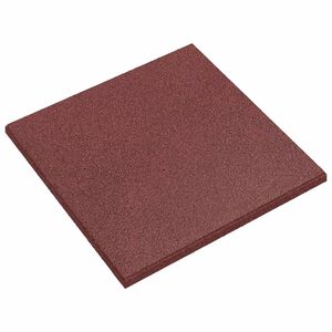 vidaXL Plo&scaron;čice za za&scaron;čito pred padci 24 pcs Rdeča 50 x 50 cm Guma