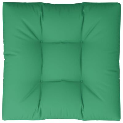 vidaXL Blazina za kavč iz palet zelena 80x80x12 cm