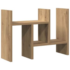 vidaXL Organizator za mizo Artisan hrast 50 x 15,5 x 35,5 cm