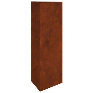 vidaXL Vrtno cvetlično korito 30x26x75 cm corten jeklo