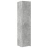 vidaXL Visoka omara betonsko siva 40x42,5x185 cm inženirski les