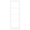 vidaXL Notranja vrata ORKDAL Bela grundirana 73,5 x 211 cm