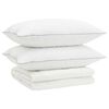 vidaXL 90% Gosji puh set odej FULDA 3 kos 200 x 220 cm Poletje 100 GSM