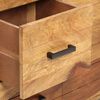 vidaXL Komoda 58x30x75 cm trden palisander