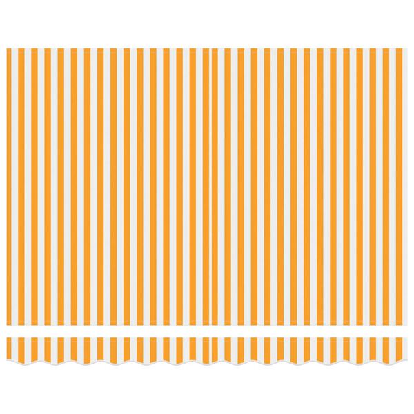 vidaXL Retraktilna tenda Rumena in Bela 300 x 250 cm