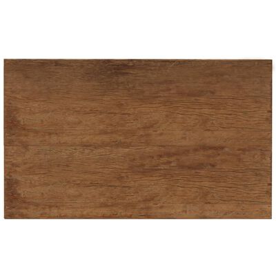 vidaXL Klubska mizica iz trdnega odsluženega lesa 100x60x40 cm