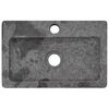 vidaXL Stenski umivalnik siv 38x24x6,5 cm marmor