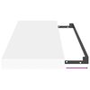 vidaXL Stenska polica bela 80x23,5x3,8 cm MDF