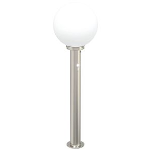 vidaXL Stebriček s senzorjem 80 cm nerjaveče jeklo IP44