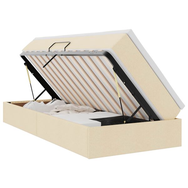 vidaXL Postelja z dodatnim prostorom za shranjevanje in vzmetnico