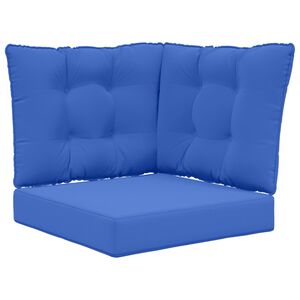 vidaXL Zunanja blazina za kavč Poliester Kraljevo modra 50,5 x 50,5 cm
