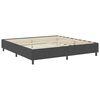 vidaXL Posteljni okvir boxspring sivo blago 200x200 cm
