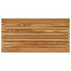 vidaXL Nepremična povr&scaron;ina 80 x 40 x 3,5 cm Pravokotna Trden tikov les