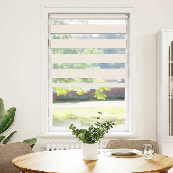 vidaXL Zebra senčilo bež marmor 80x100 cm tkanina &scaron;irina 75,9 cm