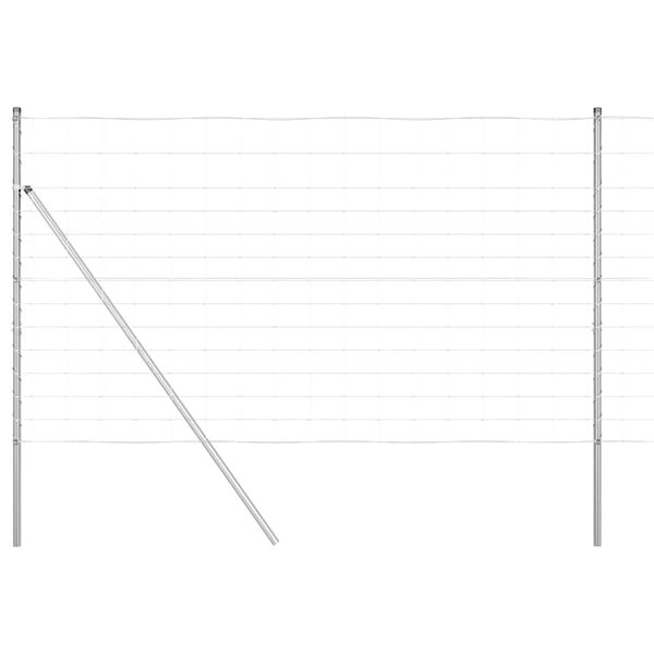 vidaXL Steber ograje. Cinkano 50 x 1,4 m Jeklo