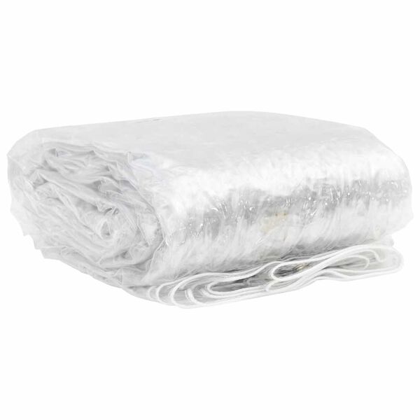 vidaXL Prozorna ponjava z u&scaron;esi 2x10 m PVC