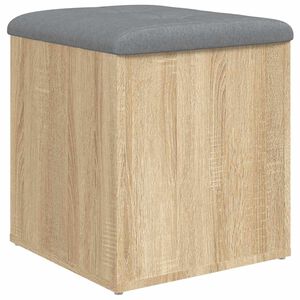 vidaXL Shranjevalna klop sonoma hrast 42x42x45 cm inženirski les