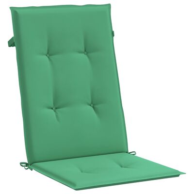 vidaXL Blazine za vrtne stole 4 kosi zelene 120x50x3 cm blago