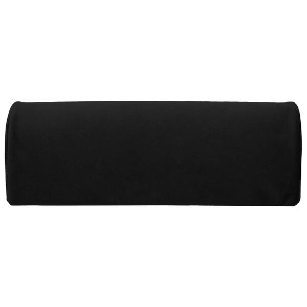 vidaXL Blazina za oporo nog Enobarvno Črna