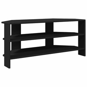 vidaXL KotnaTVomara Črna 102x40,5x45cm Konstruiran les