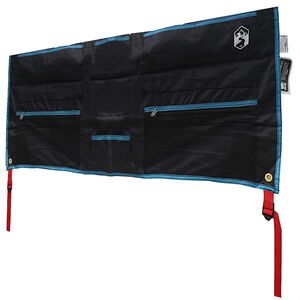 vidaXL Vrečka za shranjevanje Črna in modra 98 x 47 cm oxford