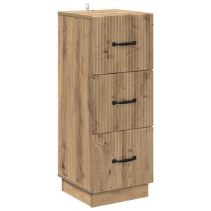vidaXL Predalna omara 33 x 34,5 x 87 cm Inženirski les Artisan hrast
