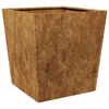 vidaXL Garden Planters 2 kosa 50x50x50 cm Weathering Steel