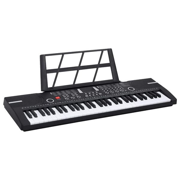 vidaXL 61 tipk Piano Electric Keyboard z glasbenim stojalom za otroke