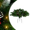 vidaXL Umetna osvetljena novoletna jelka zelena 40 cm PVC