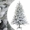 vidaXL Umetno Zložljivo Božično Drevo 120 cm PVC in kovina