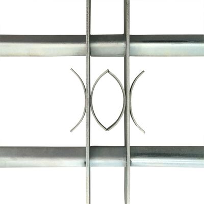 vidaXL Nastavljiva okenska rešetka z 2 prečkama 700-1050 mm