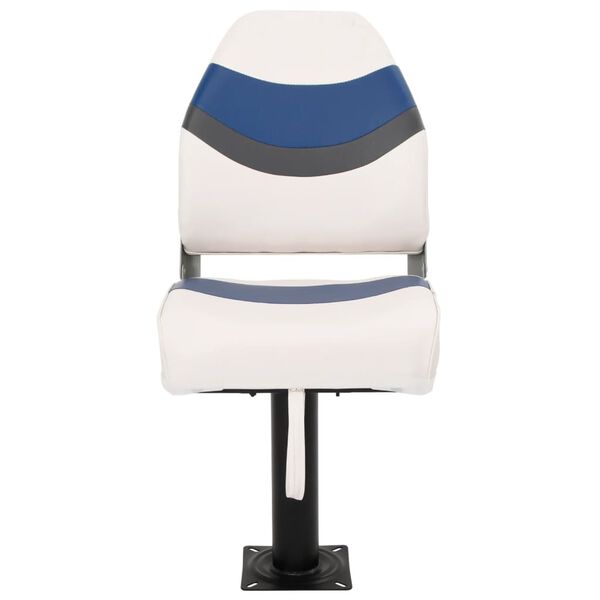 vidaXL Zložljiv sedež za čoln z visokim naslonjalom 4 kosi