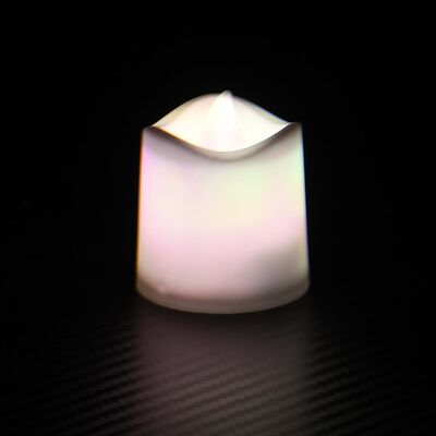 vidaXL Električne čajne svečke brez plamena LED 12 kosov barvne