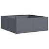 vidaXL Sadilnik antracit 80x80x30 cm Jeklo