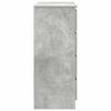vidaXL Komoda s predali betonsko siva 71x35x84 cm inženirski les