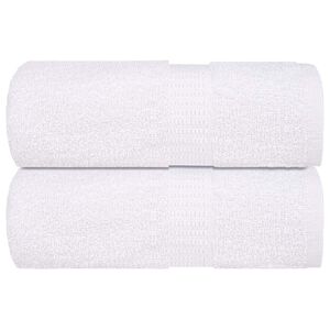 vidaXL Umivalne krpe FROGN 2 kosa bele 15x21 cm 360 g/m&sup2;