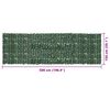 vidaXL Balkonsko platno s temno zelenim listjem 500x150 cm