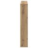 vidaXL Regal za revije Umetni hrast 80 x 12 x 70 cm Konstruiran les