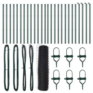 vidaXL Steber ograje. Siva