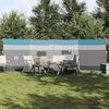 vidaXL Vetrobran za kampiranje moder 510x153 cm vodoodporen