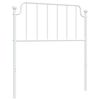 vidaXL Kovinsko nadomestno vzglavje belo 90 cm